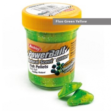 Fish Pellet Fluo Green/Yellow